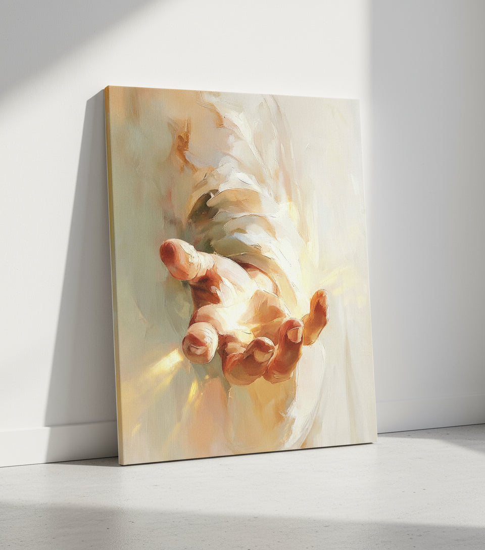 Jesus The Hand of Grace for help | Jesus Canvas