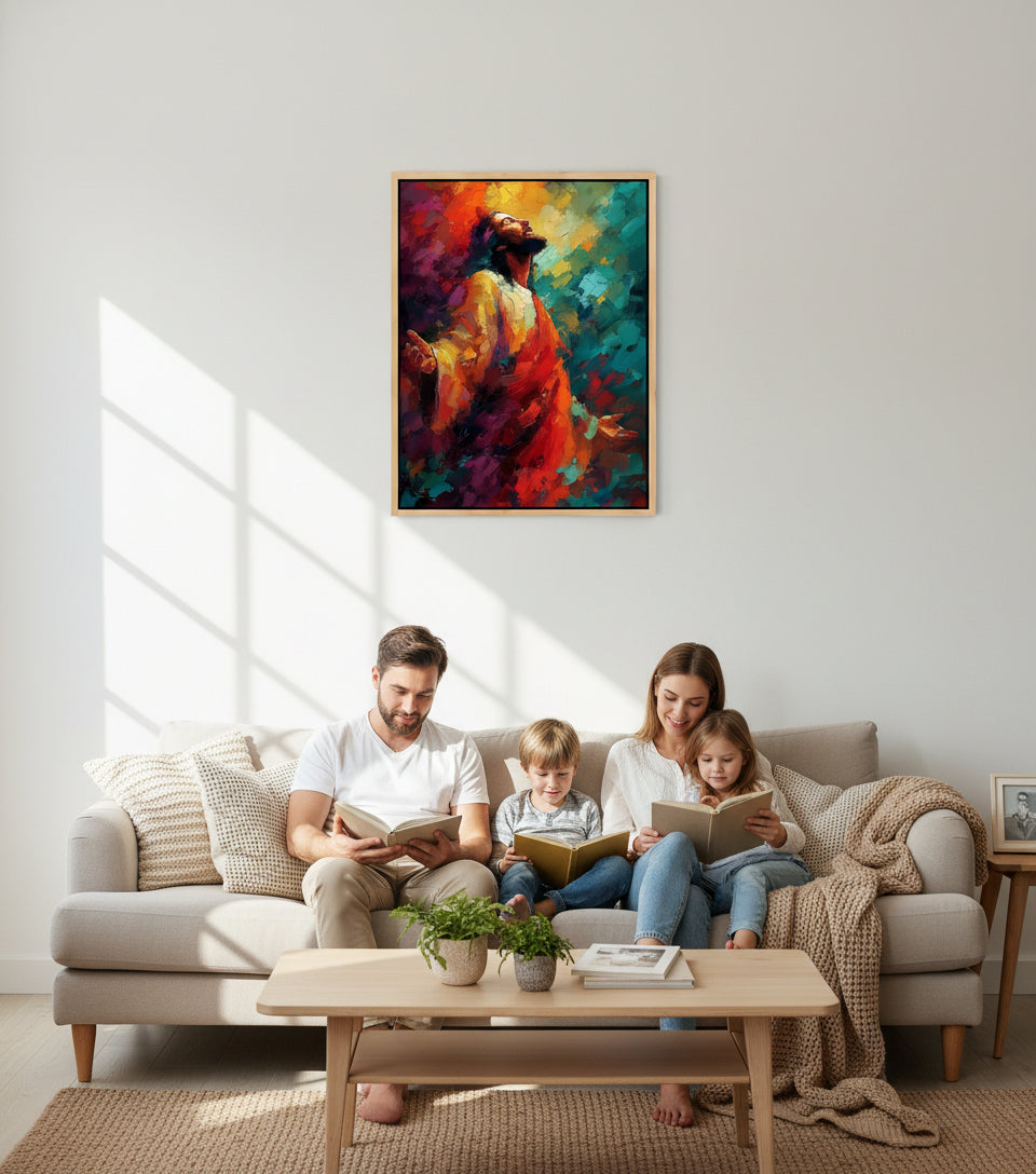Rise of the Redeemer – faithfulprints Canvas Oil Painting