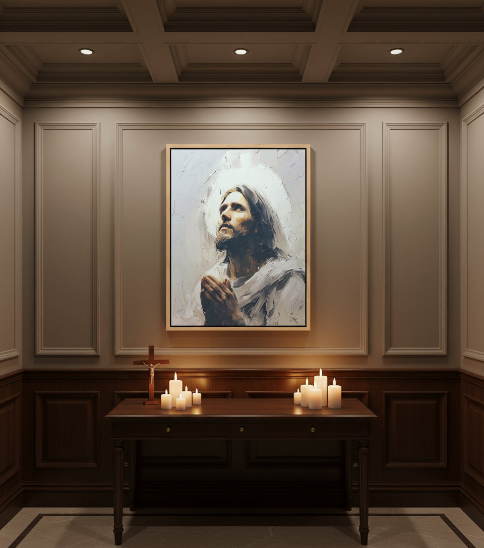 Pure Forgiveness – Jesus Praying for Humanity｜Jesus Canvas