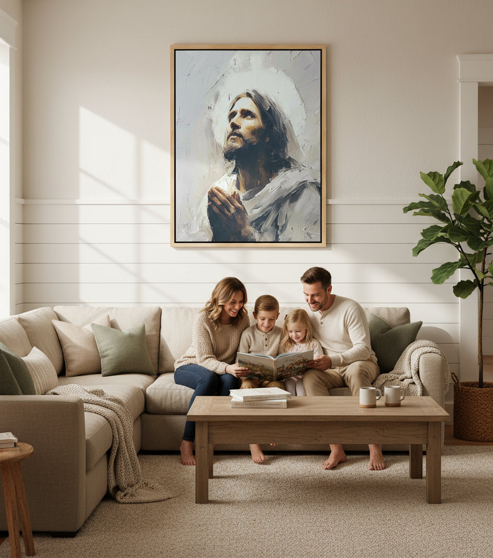 Pure Forgiveness – Jesus Praying for Humanity｜Jesus Canvas