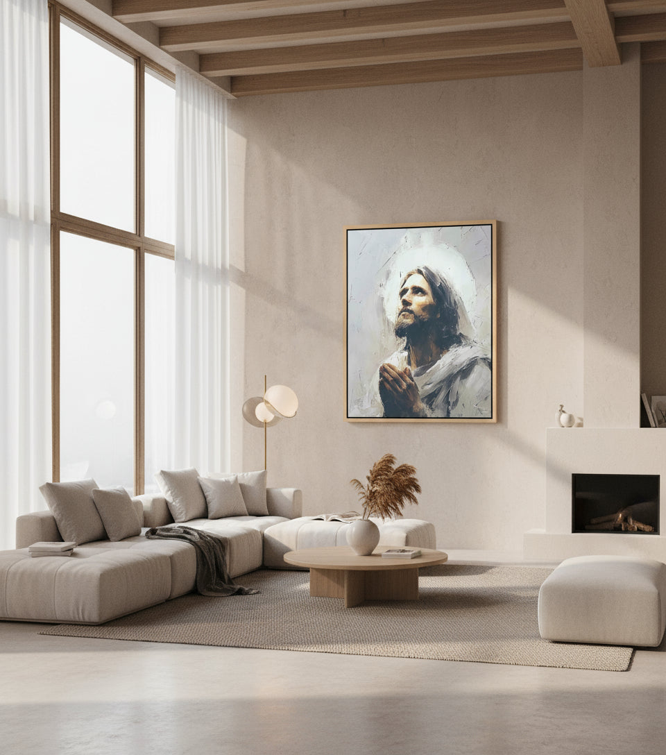 Pure Forgiveness – Jesus Praying for Humanity｜Jesus Canvas