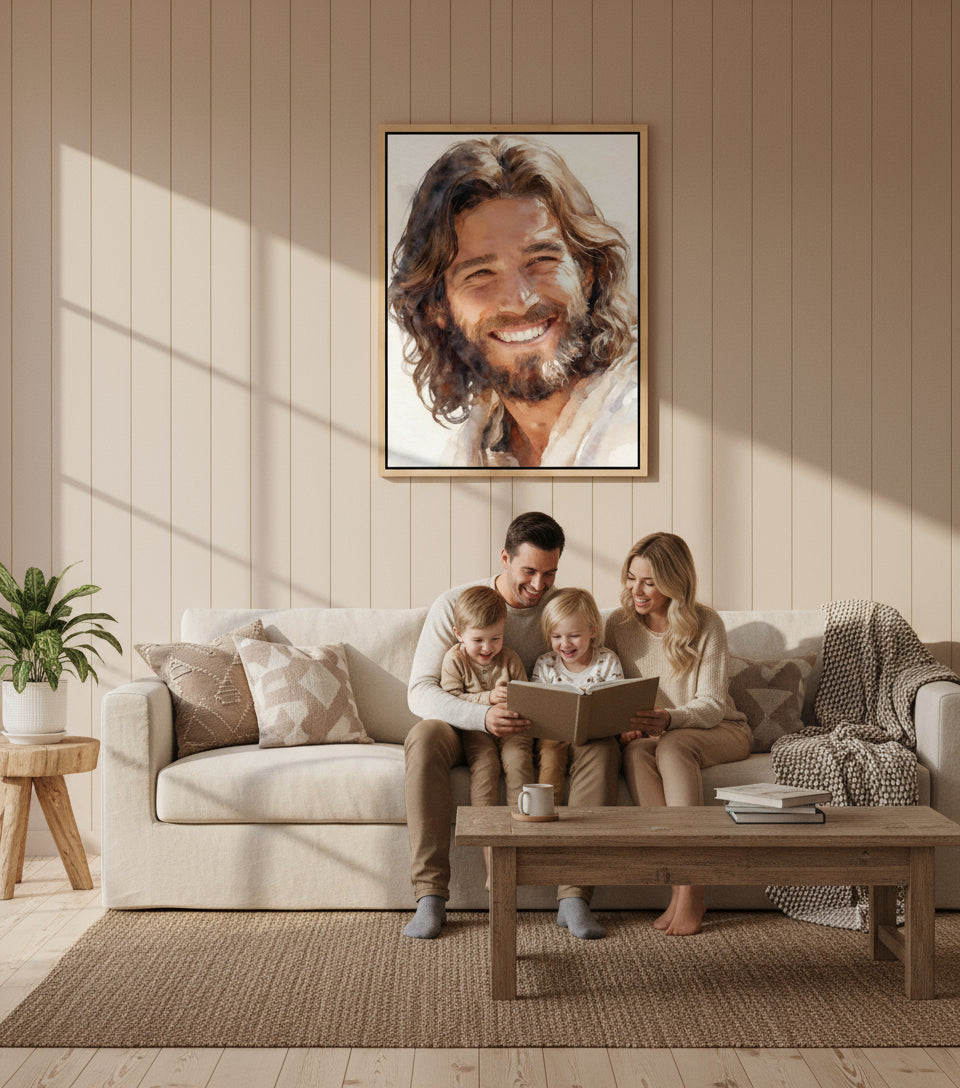 The Joy of Jesus – His Radiant Smile of Light and Grace | FaithfulPrints