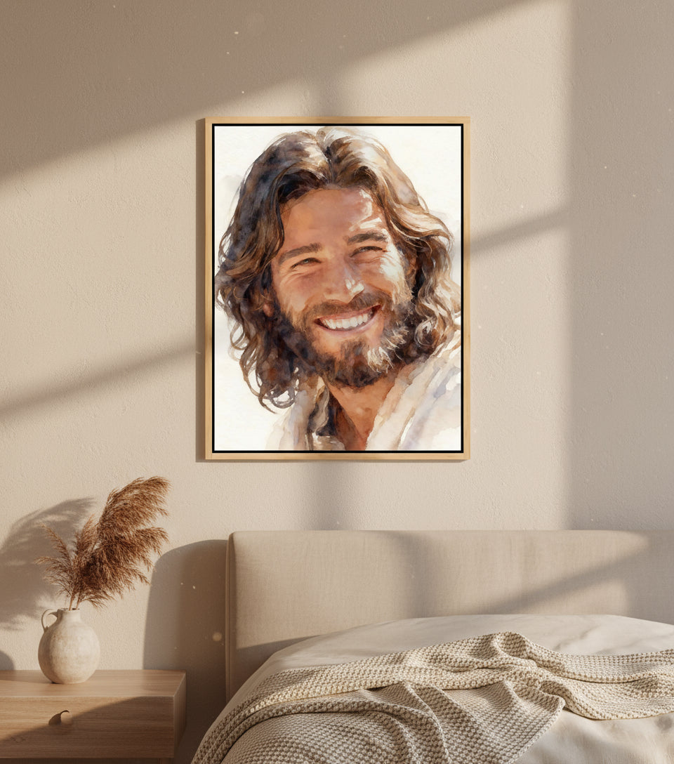 The Joy of Jesus – His Radiant Smile of Light and Grace | FaithfulPrints