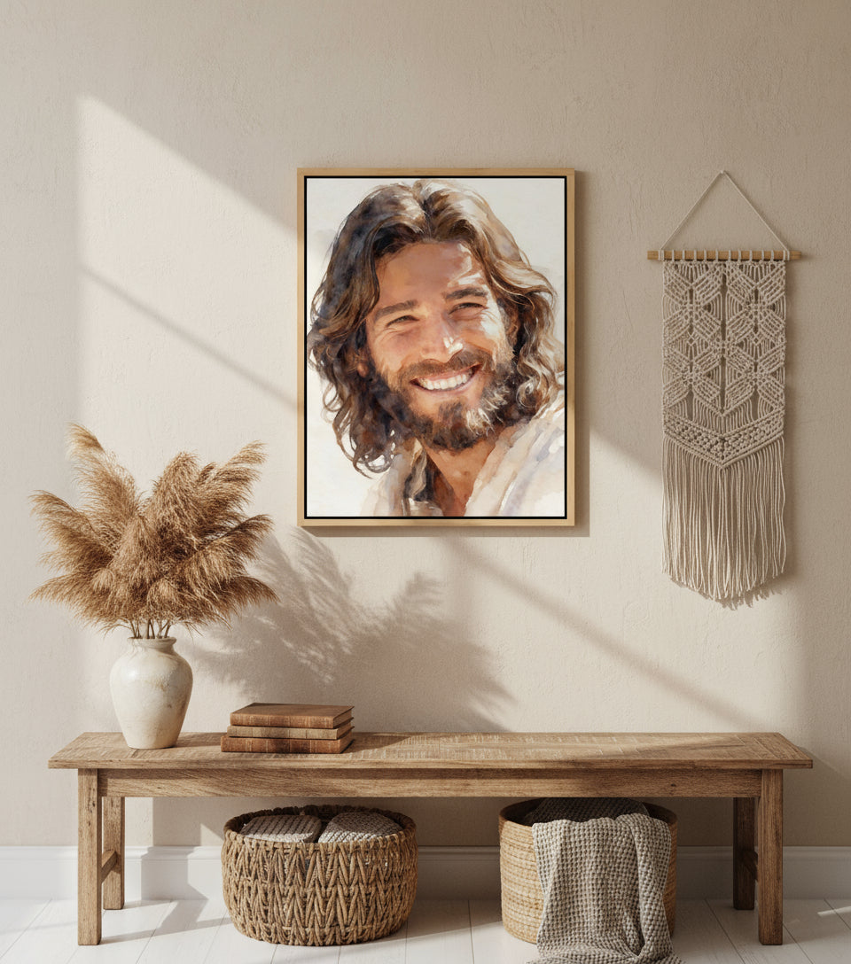 The Joy of Jesus – His Radiant Smile of Light and Grace | FaithfulPrints