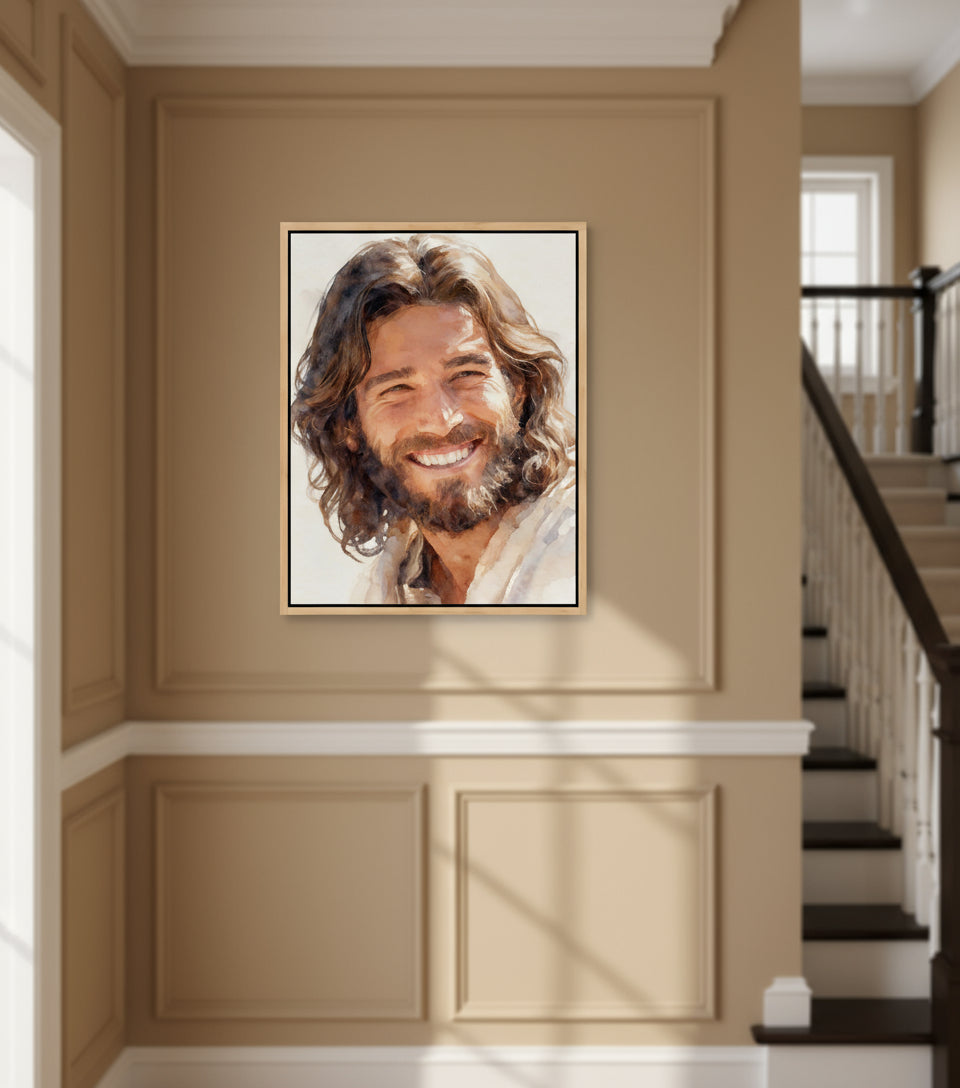 The Joy of Jesus – His Radiant Smile of Light and Grace | FaithfulPrints