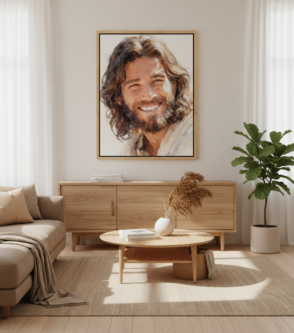 The Joy of Jesus – His Radiant Smile of Light and Grace | FaithfulPrints