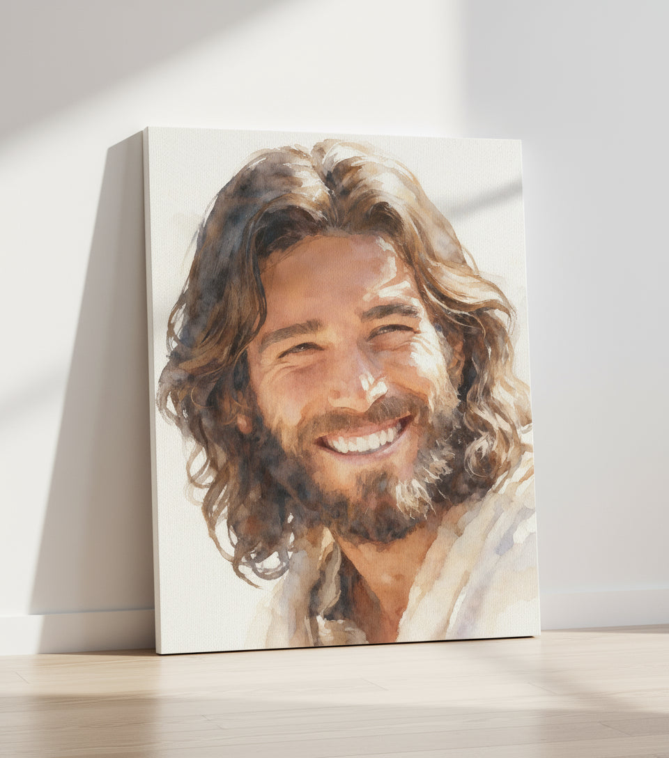 The Joy of Jesus – His Radiant Smile of Light and Grace | FaithfulPrints