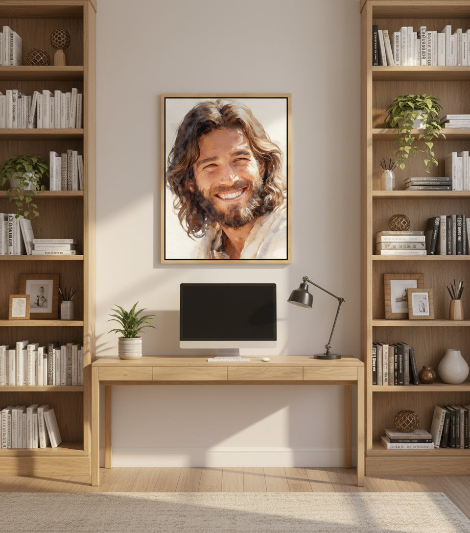 The Joy of Jesus – His Radiant Smile of Light and Grace | FaithfulPrints