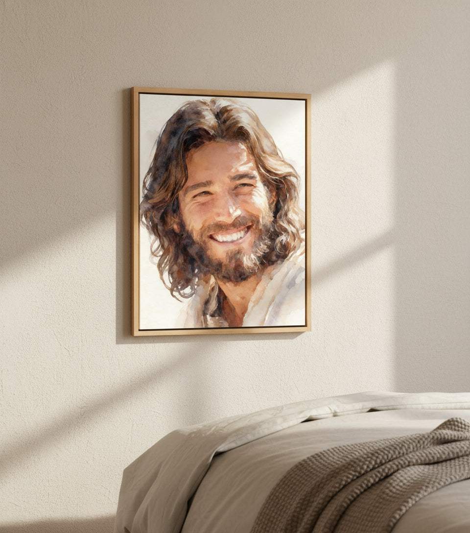The Joy of Jesus – His Radiant Smile of Light and Grace | FaithfulPrints