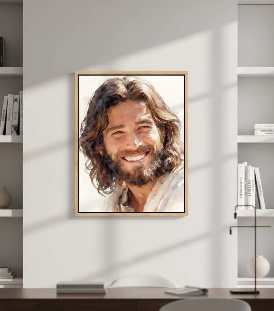 The Joy of Jesus – His Radiant Smile of Light and Grace | FaithfulPrints