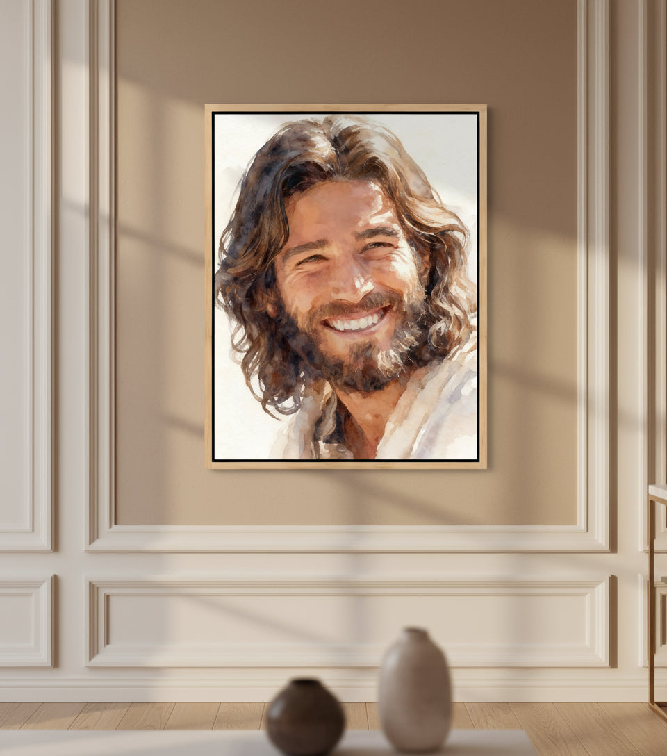 The Joy of Jesus – His Radiant Smile of Light and Grace | FaithfulPrints