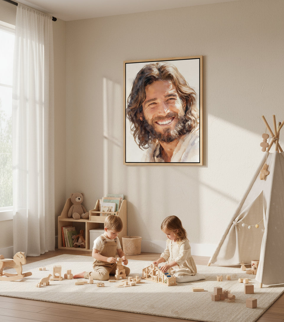 The Joy of Jesus – His Radiant Smile of Light and Grace | FaithfulPrints