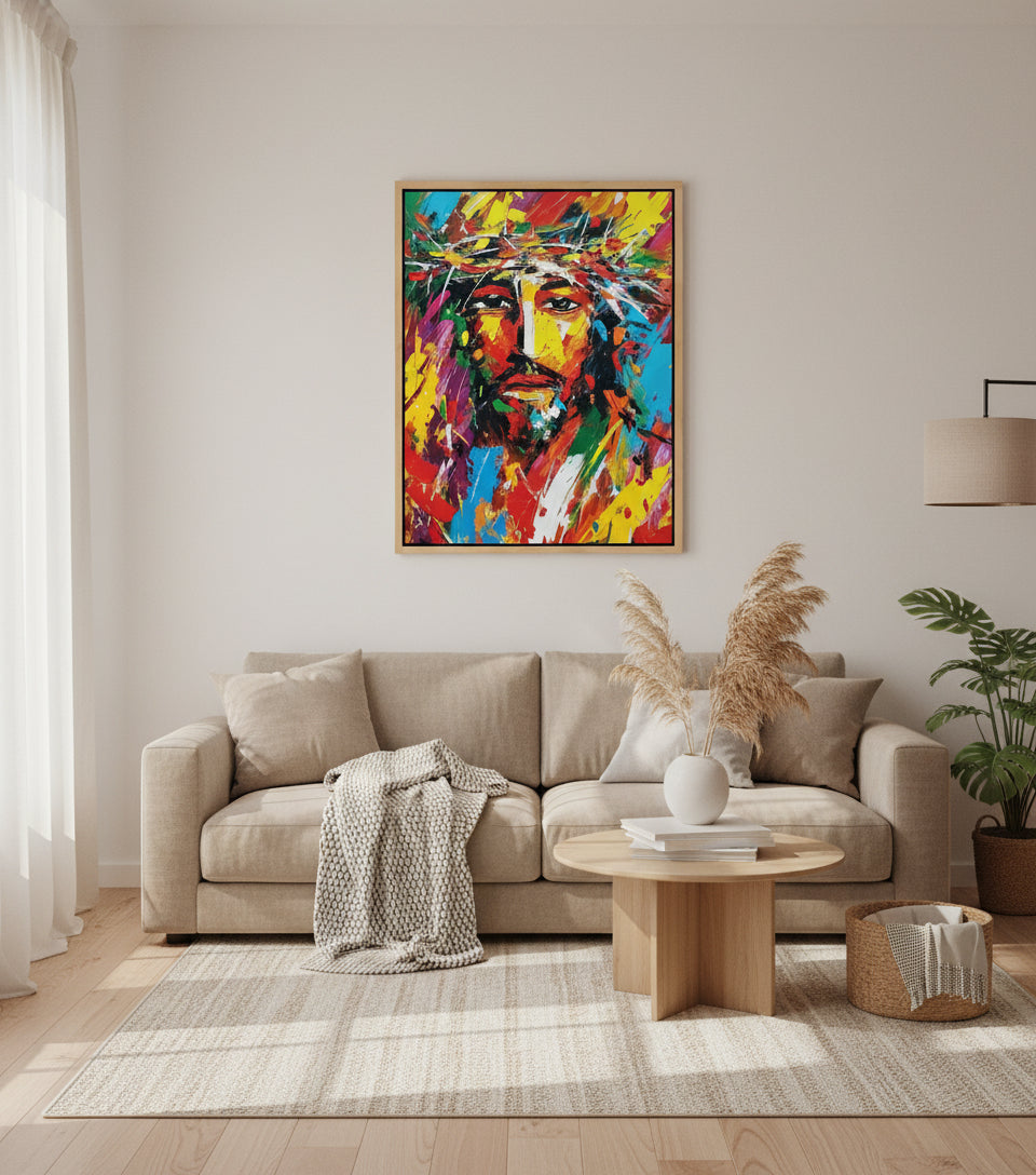 The Face of Redemption – faithfulrints Christian Oil Painting