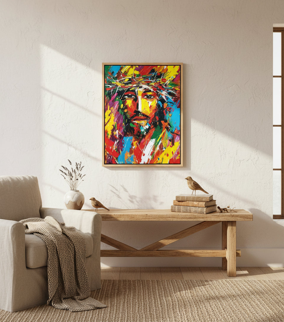 The Face of Redemption – faithfulrints Christian Oil Painting