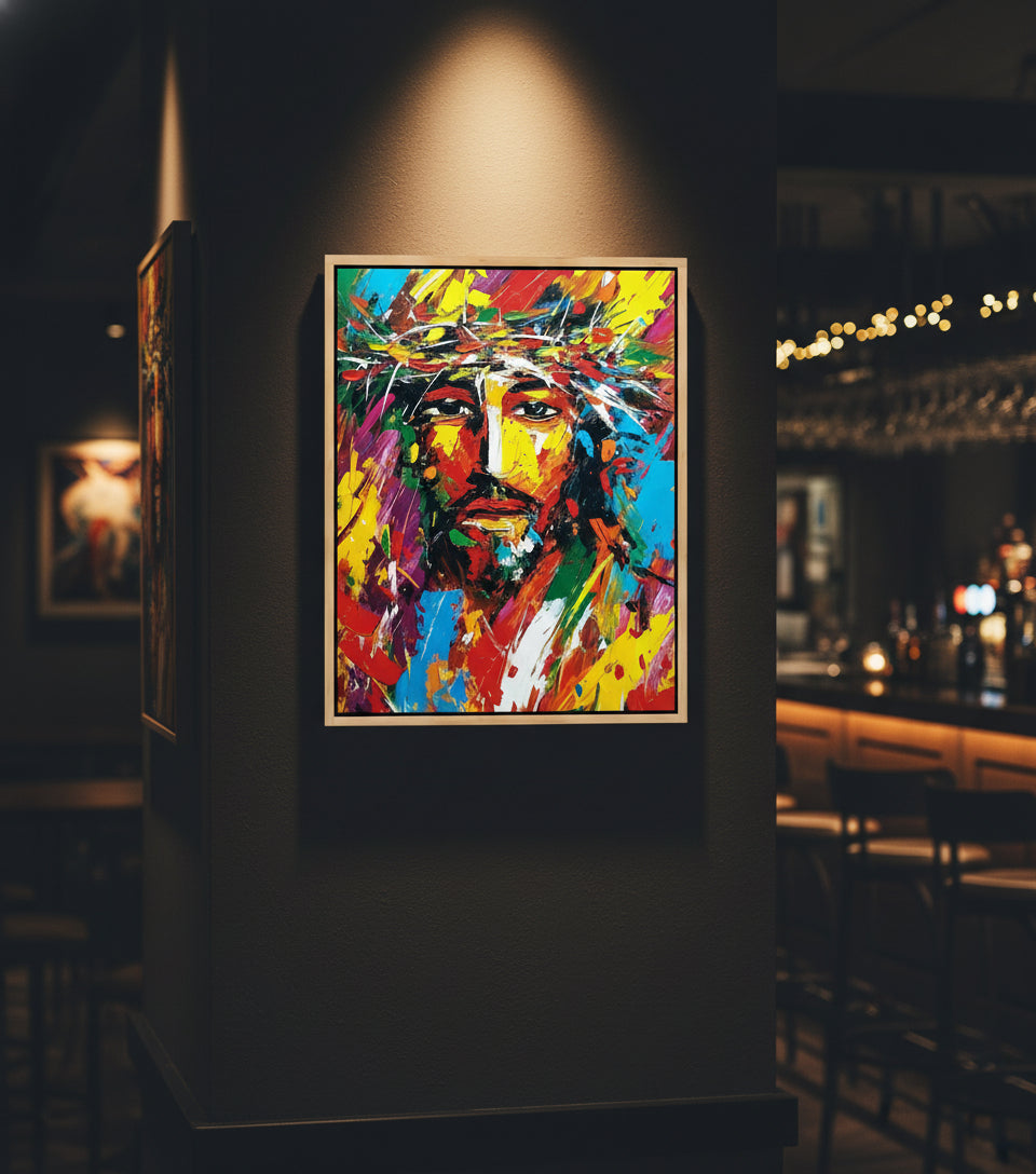 The Face of Redemption – faithfulrints Christian Oil Painting