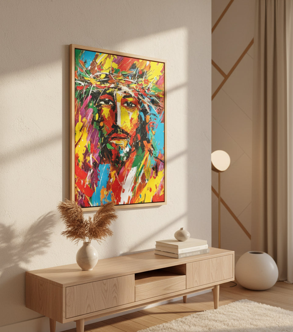 The Face of Redemption – faithfulrints Christian Oil Painting