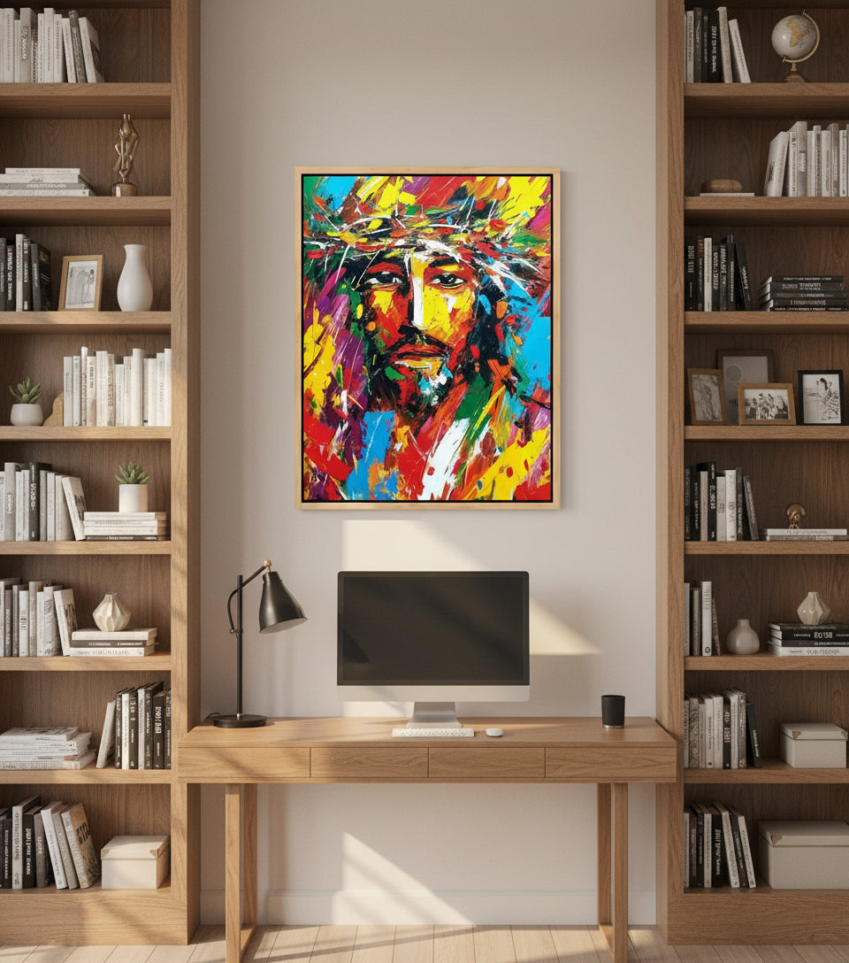The Face of Redemption – faithfulrints Christian Oil Painting