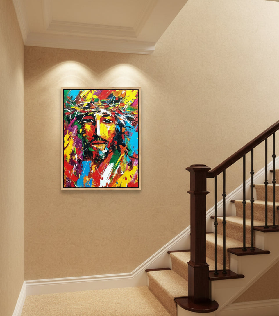 The Face of Redemption – faithfulrints Christian Oil Painting