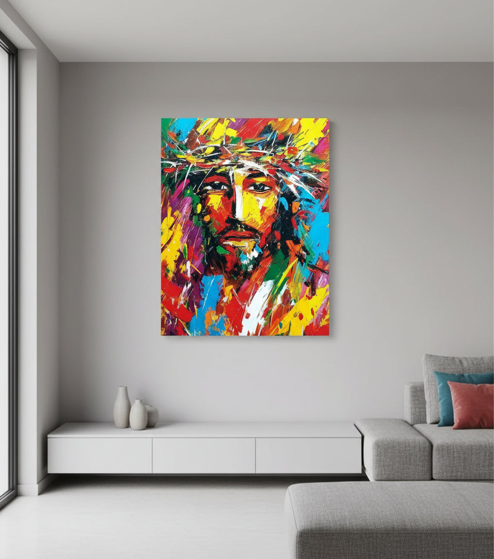 The Face of Redemption – faithfulrints Christian Oil Painting