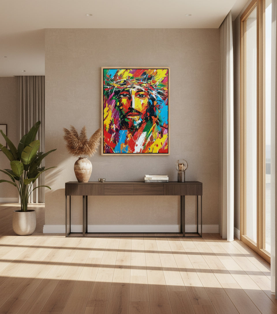 The Face of Redemption – faithfulrints Christian Oil Painting