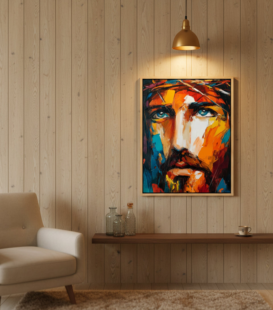 Colors of Sacrifice ｜Jesus Crowned with Thorns Canvas