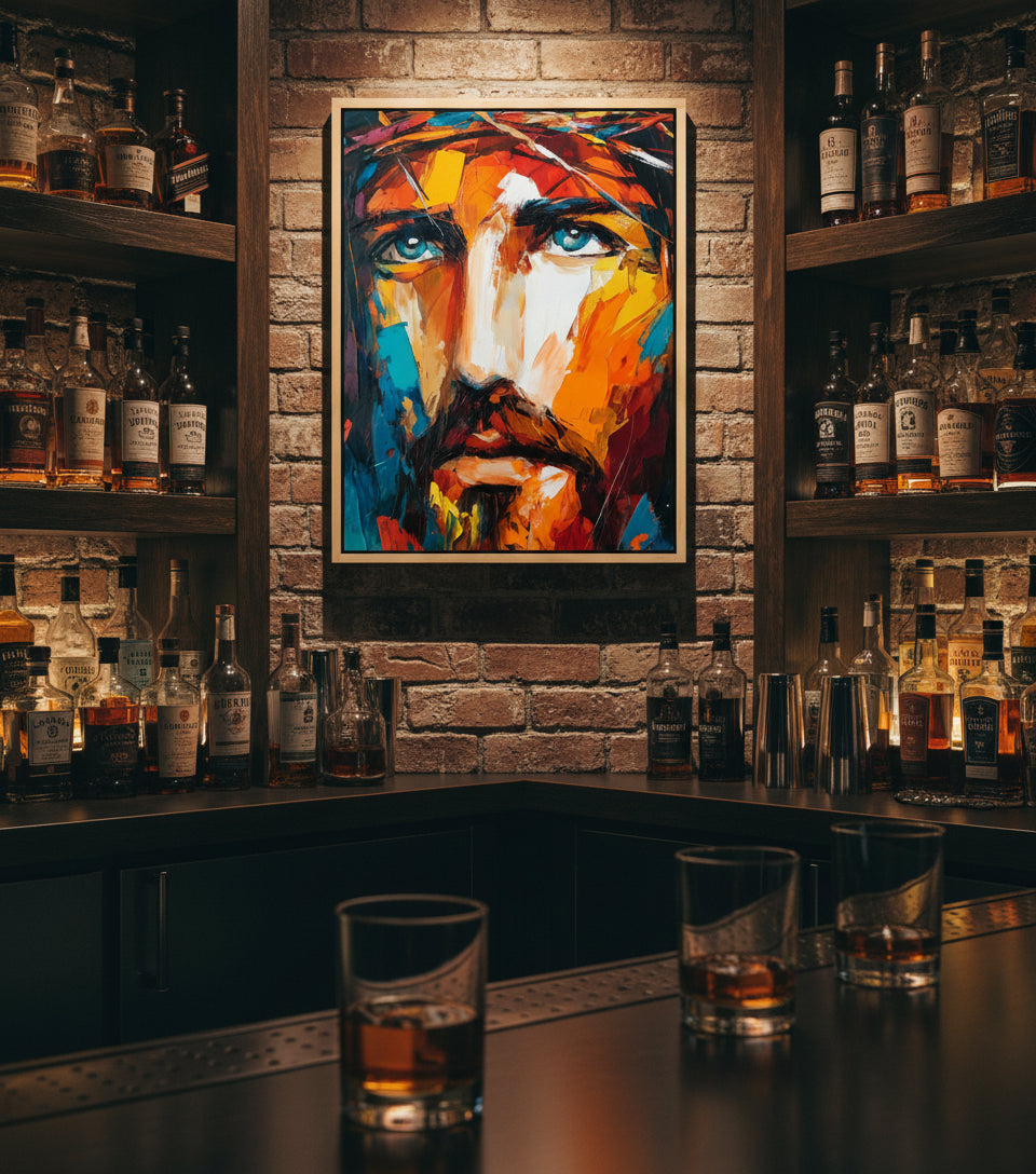 Colors of Sacrifice ｜Jesus Crowned with Thorns Canvas