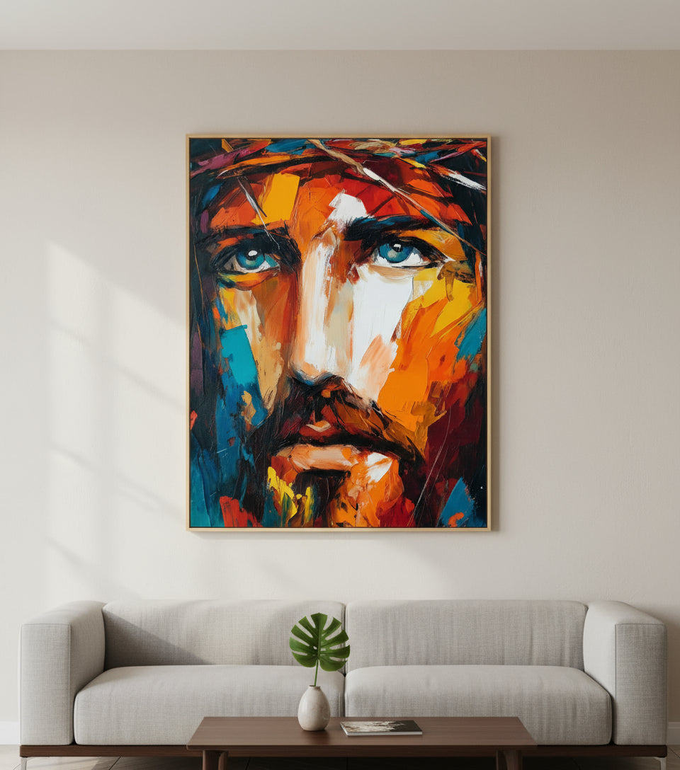 Colors of Sacrifice ｜Jesus Crowned with Thorns Canvas