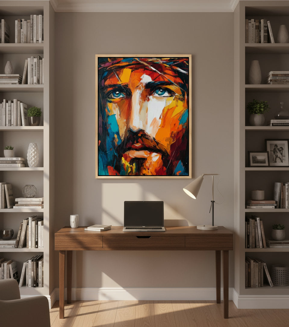 Colors of Sacrifice ｜Jesus Crowned with Thorns Canvas
