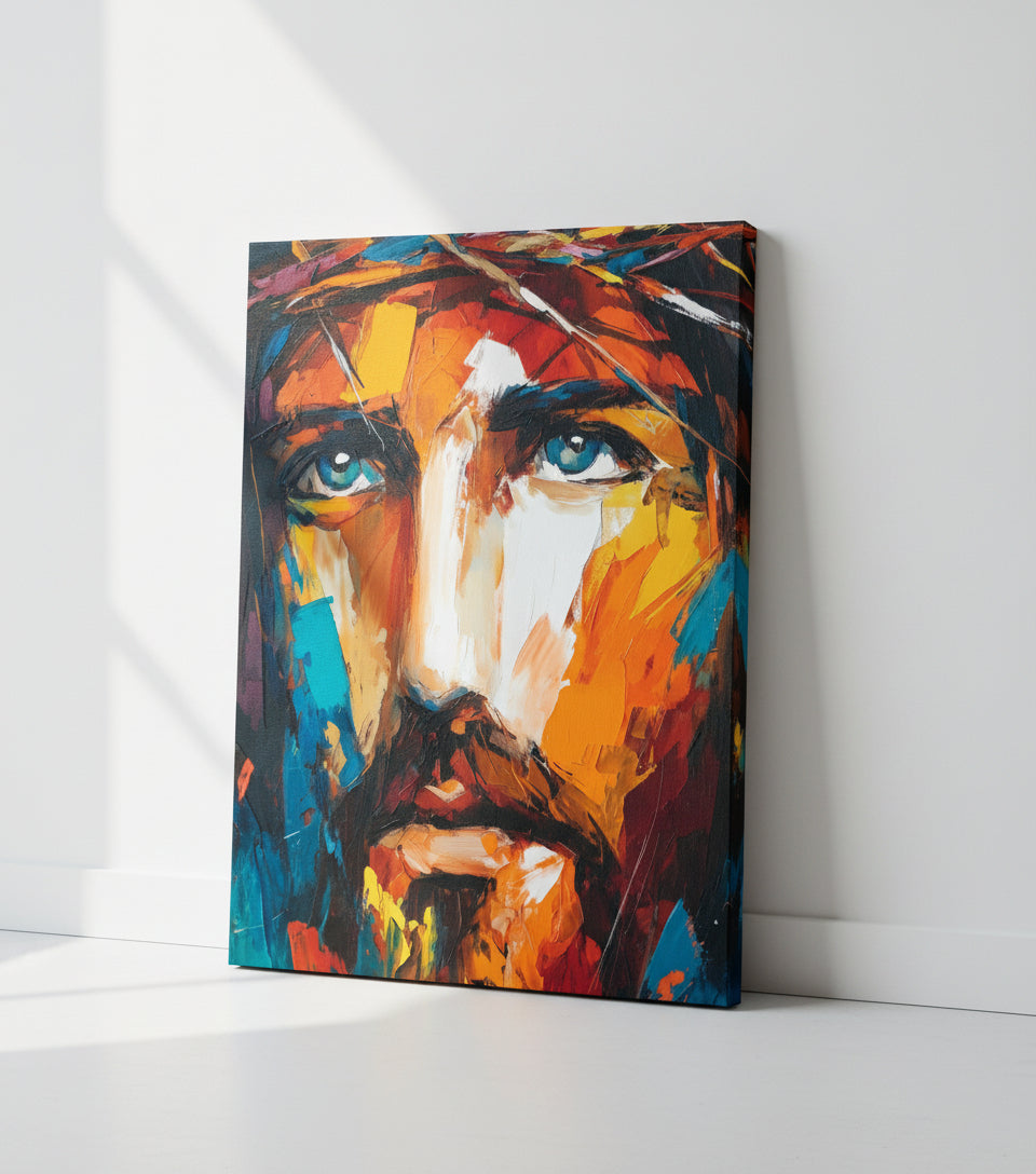 Colors of Sacrifice ｜Jesus Crowned with Thorns Canvas