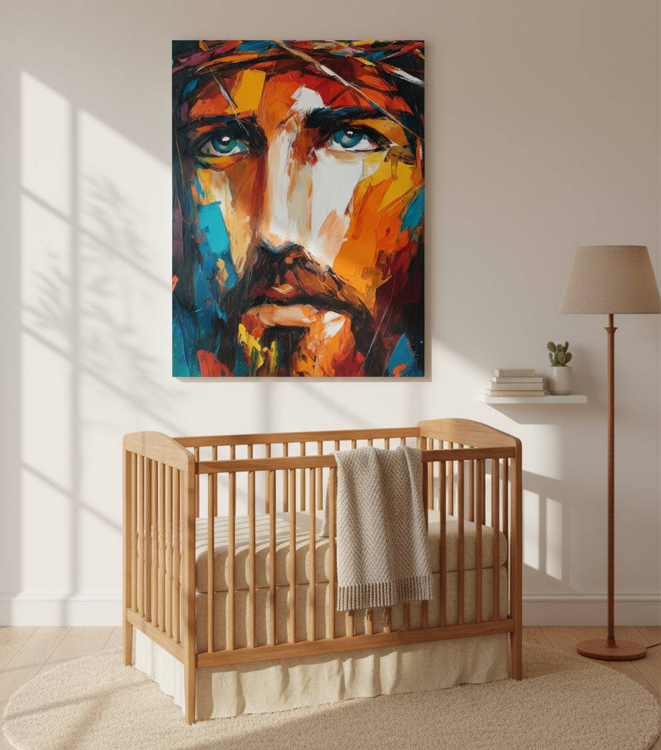 Colors of Sacrifice ｜Jesus Crowned with Thorns Canvas