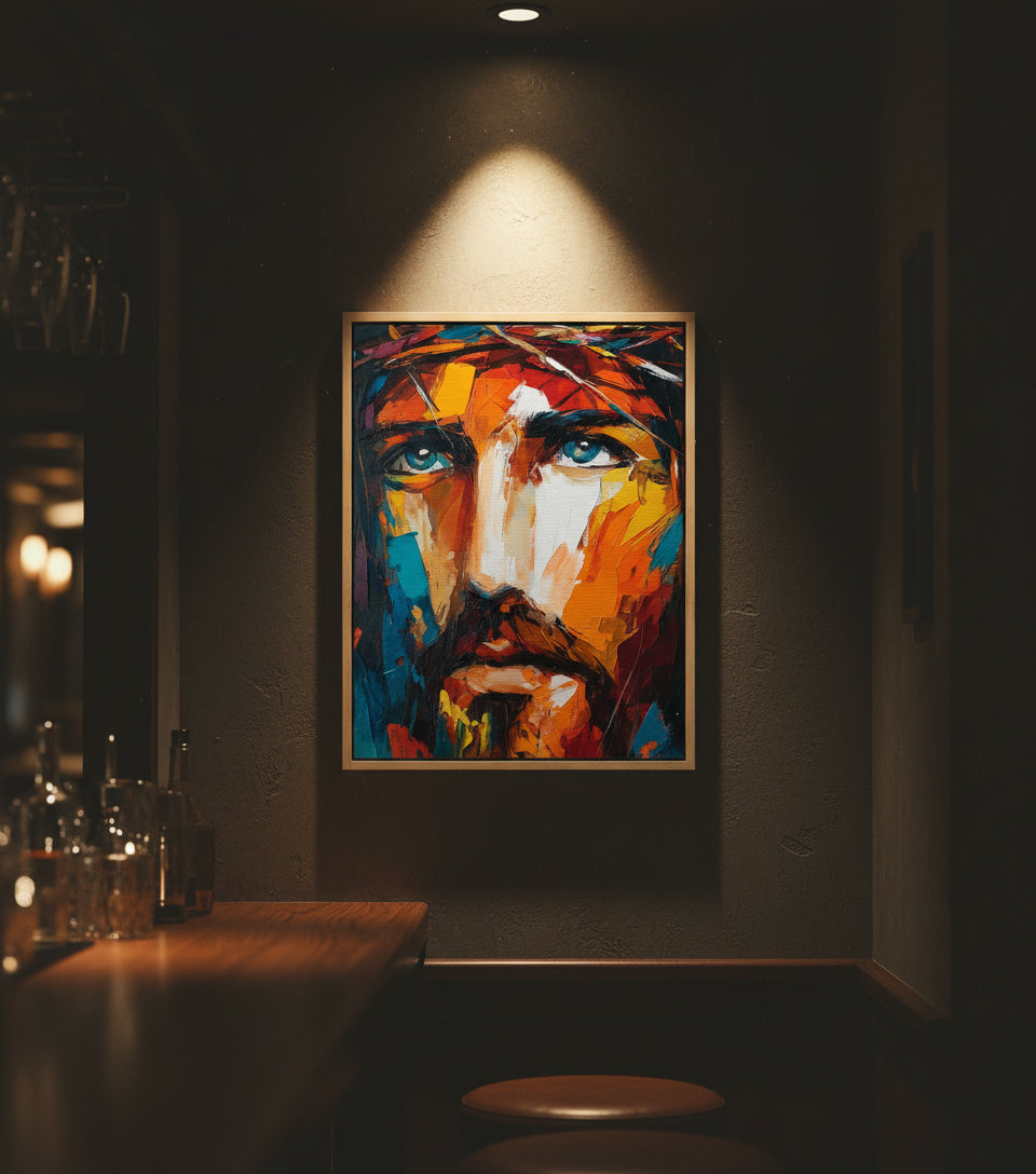 Colors of Sacrifice ｜Jesus Crowned with Thorns Canvas