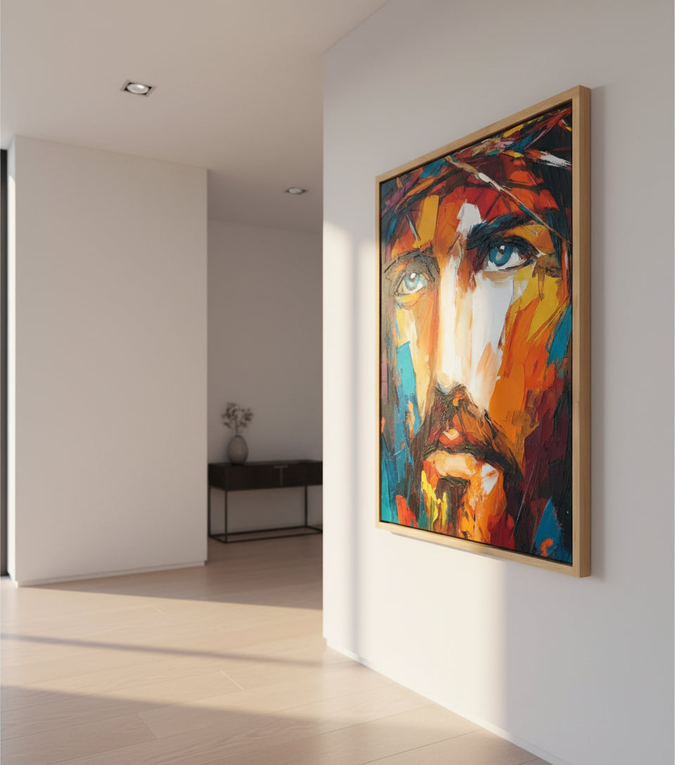 Colors of Sacrifice ｜Jesus Crowned with Thorns Canvas
