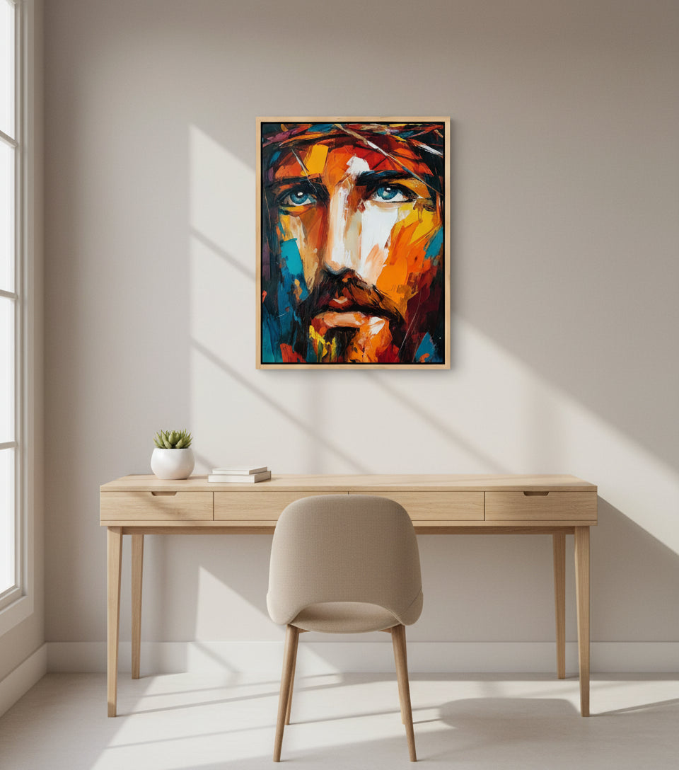 Colors of Sacrifice ｜Jesus Crowned with Thorns Canvas