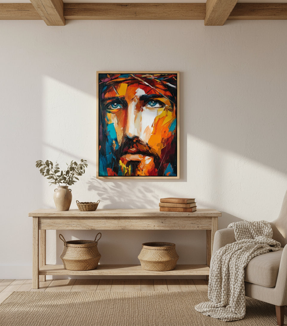 Colors of Sacrifice ｜Jesus Crowned with Thorns Canvas