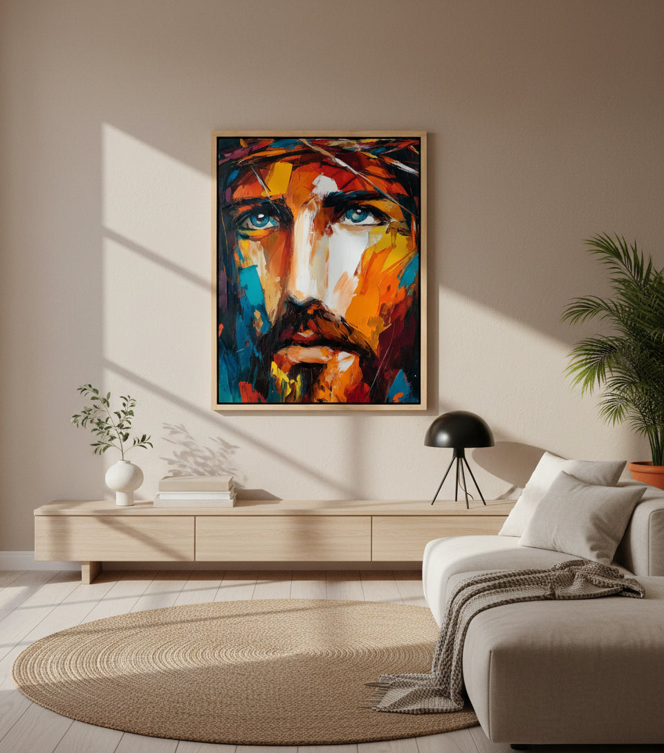Colors of Sacrifice ｜Jesus Crowned with Thorns Canvas