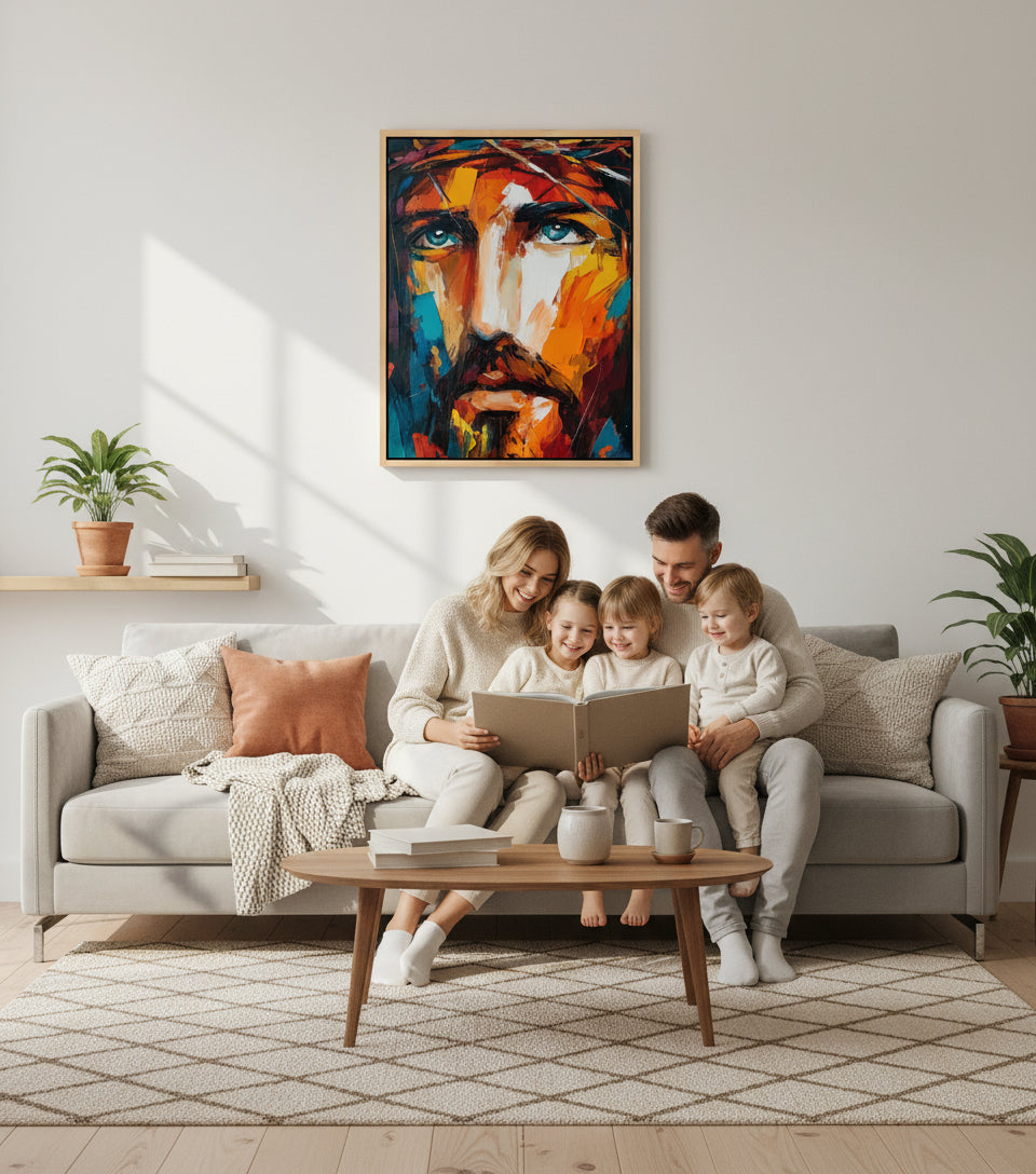 Colors of Sacrifice ｜Jesus Crowned with Thorns Canvas