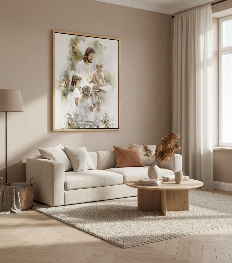 In the Garden of Grace ｜Watercolor Garden Scene